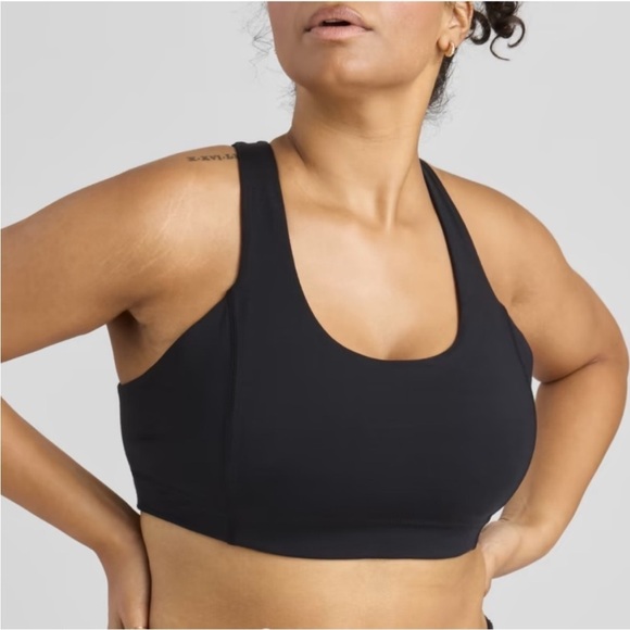 Allbirds Performance Natural Sports Bra Merino Wool Blend Black Small NWT - Picture 6 of 6